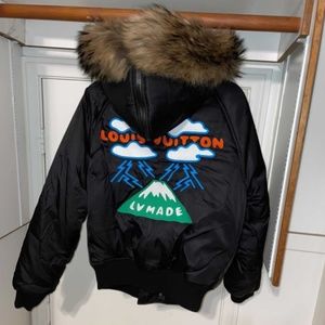 Louis Vuitton Mens Coat With Fur